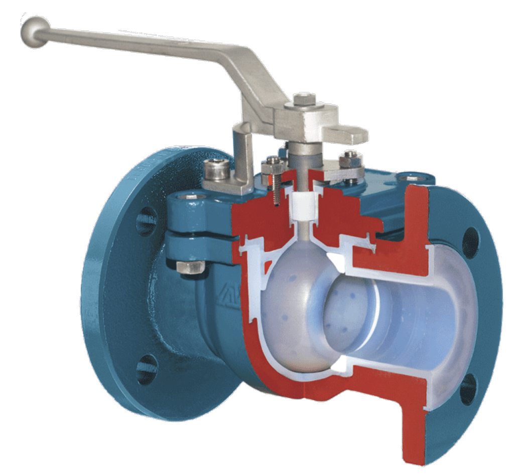 AZ Lined Full Bore One-Piece Ball Valve